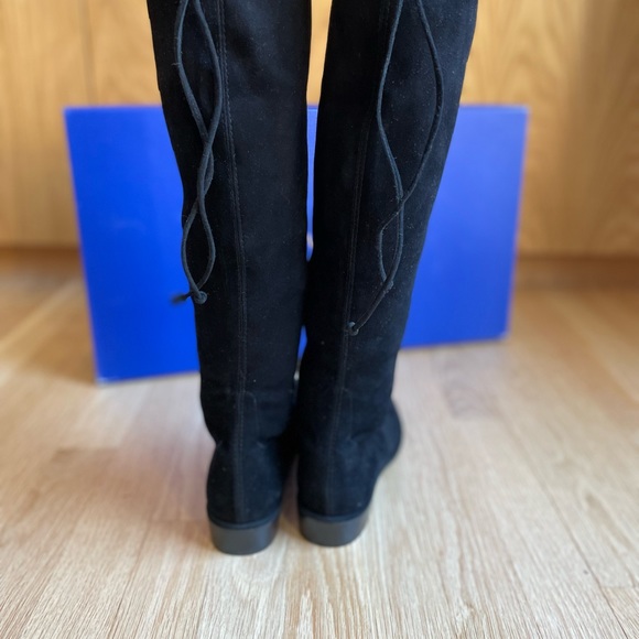 Stuart Weitzman Lowland Over the Knee Suede Boots - Picture 6 of 7